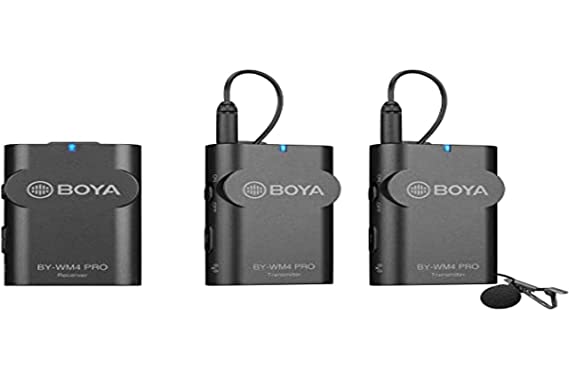 BOYA by-WM4 PRO-K2 Dual-Channel Digital Wireless Microphone