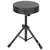Intern Tripod Style Drum Throne - Drum Stool Padded Seat Height Adjustable Round Top Drum Chair With Sturdy Tripod Base for Adults and Kids, Black (INT-DST-01)