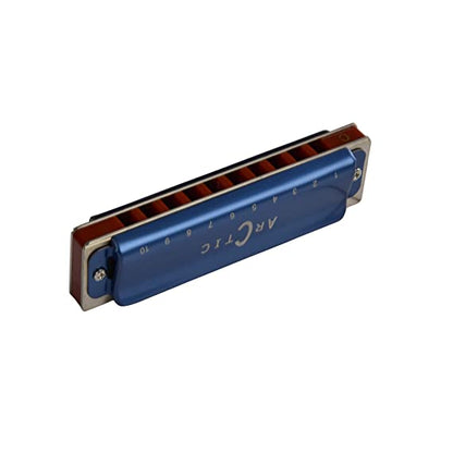 ARCTIC C Scale 10-hole / 20 tones Premium Harmonica/Mouth Organ with Case and Cloth for Professional and Amateurs. Ultra premium finish and durable built