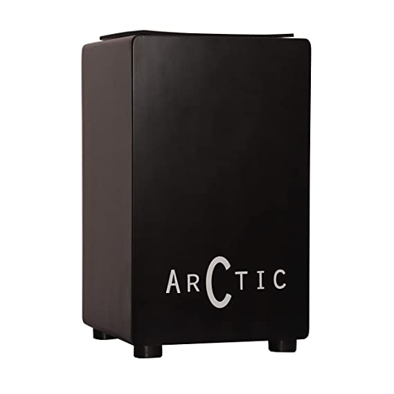 ARCTIC Cajon H 50cm, B 30cm, L 30cm with Built-in Guitar wires or Internal Snares, For adults to young musicians with perfect comfortable size