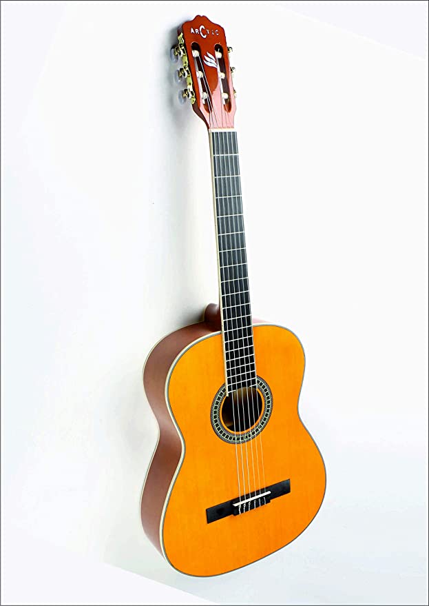 ARCTIC Sky series 39" Classical Guitar with Bag, Strap, Floor Stand & Capo. Classic Guitar pack