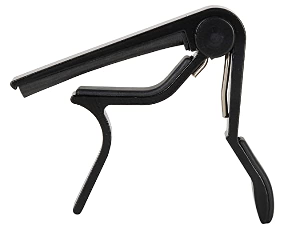 Intern INT-GC01 One Handed Trigger Alloy Guitar Capo Quick Change For Ukulele, Electric And Acoustic Guitars