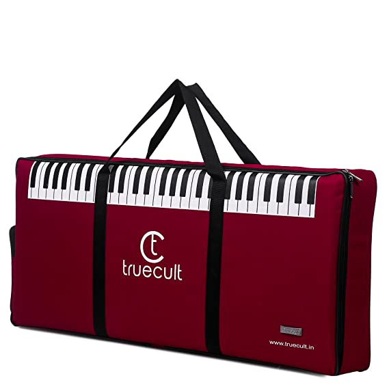True Cult Keyboard Gig Bag/Cover for 61-Keys Yamaha or Casio Keyboard High quality material, Easy to carry with grip handle/Strong durable material