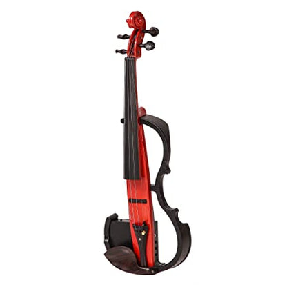 ARCTIC PROFESSIONAL ELECTRIC VIOLIN, PREMIUM SOLID WOOD MADE, 4/4 FULL SIZE, WITH BOW, HEADPHONES, CABLE, EXTRA STRINGS, ROSIN AND CASE