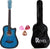 REVEL RVL-38C-LGP-BLS Acoustic Guitar Linden Wood Ebony Right Hand Orientation  (Blue)