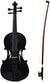 REVEL RVL-PVK-02 4/4 Classical (Modern) Violin  (Black)